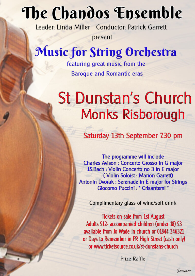 Chandos Concert Poster