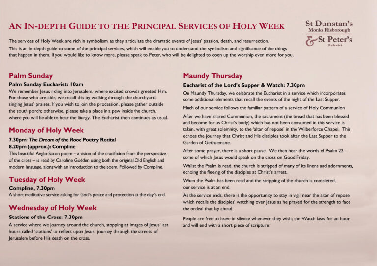 Holy Week 2026 Online Comms - Service Detailed-1